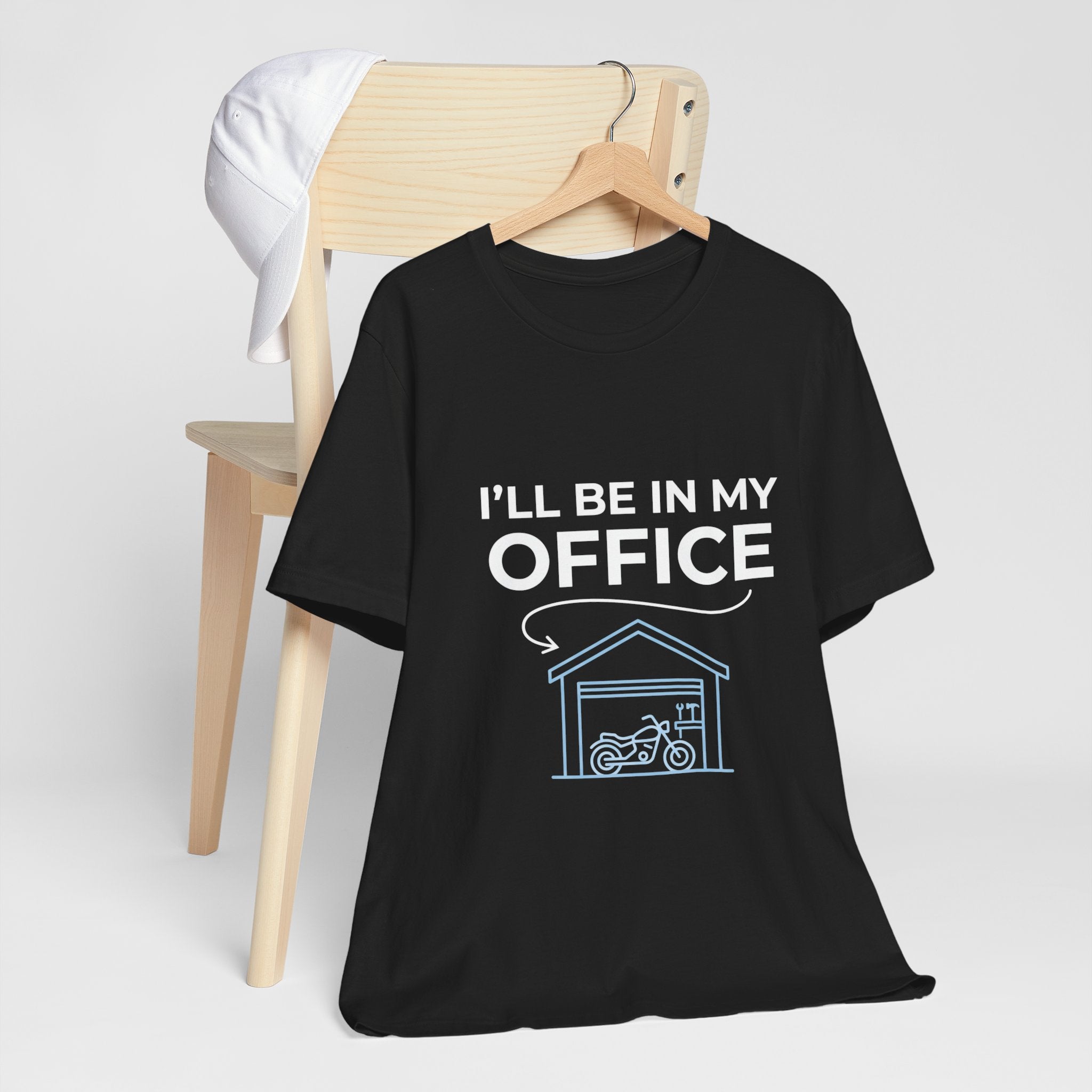 I'll Be In My Office Motorcycle Garage T-Shirt
