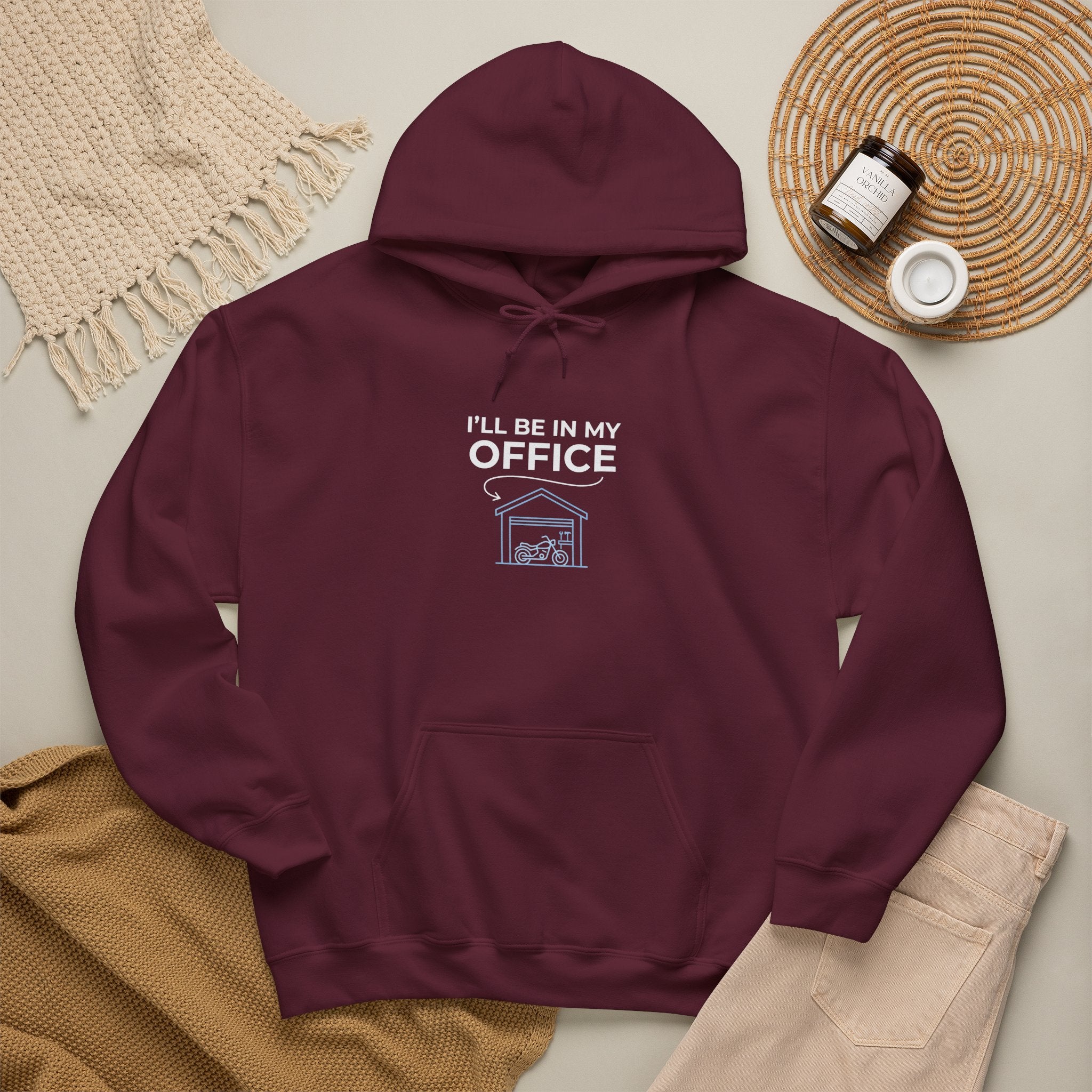 I'll Be In My Office Hoodie — Dog House Work-From-Home Sweatshirt