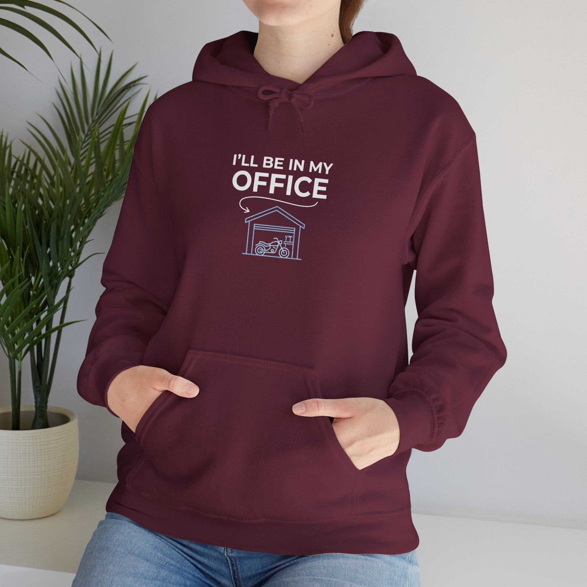 I'll Be In My Office Hoodie — Dog House Work-From-Home Sweatshirt