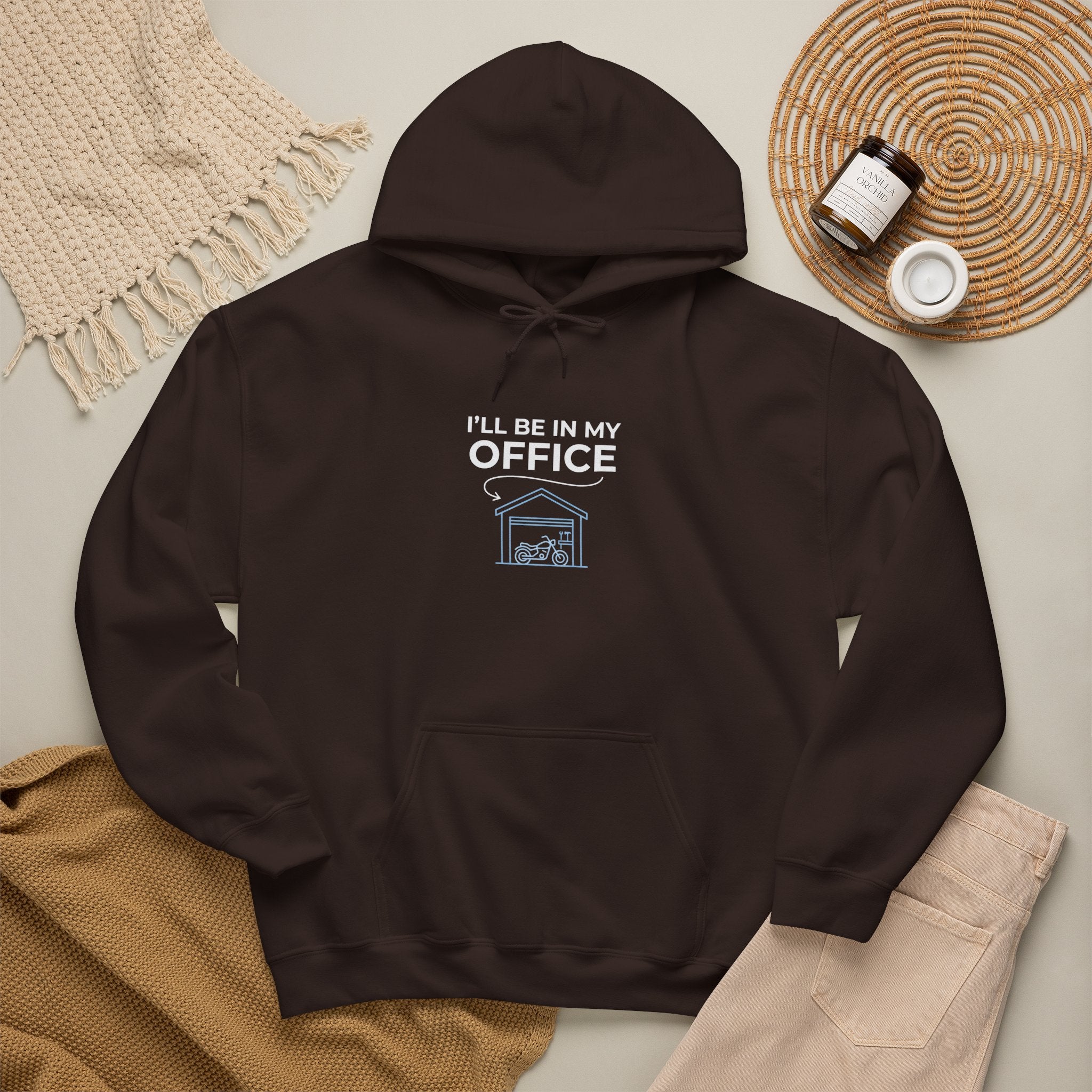 I'll Be In My Office Hoodie — Dog House Work-From-Home Sweatshirt