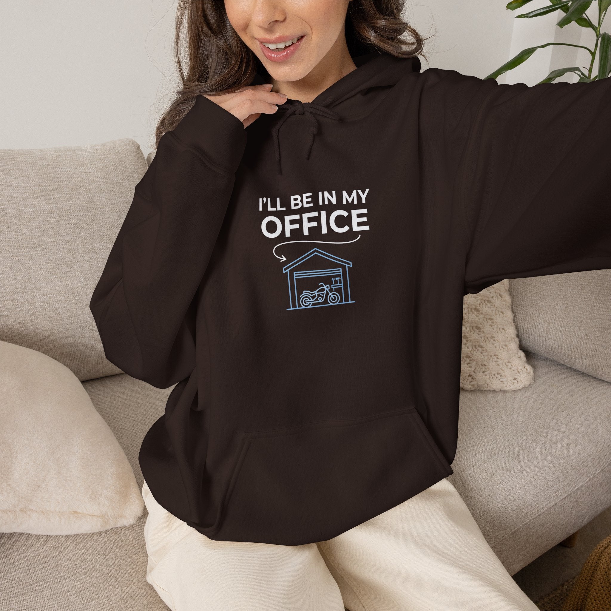 I'll Be In My Office Hoodie — Dog House Work-From-Home Sweatshirt