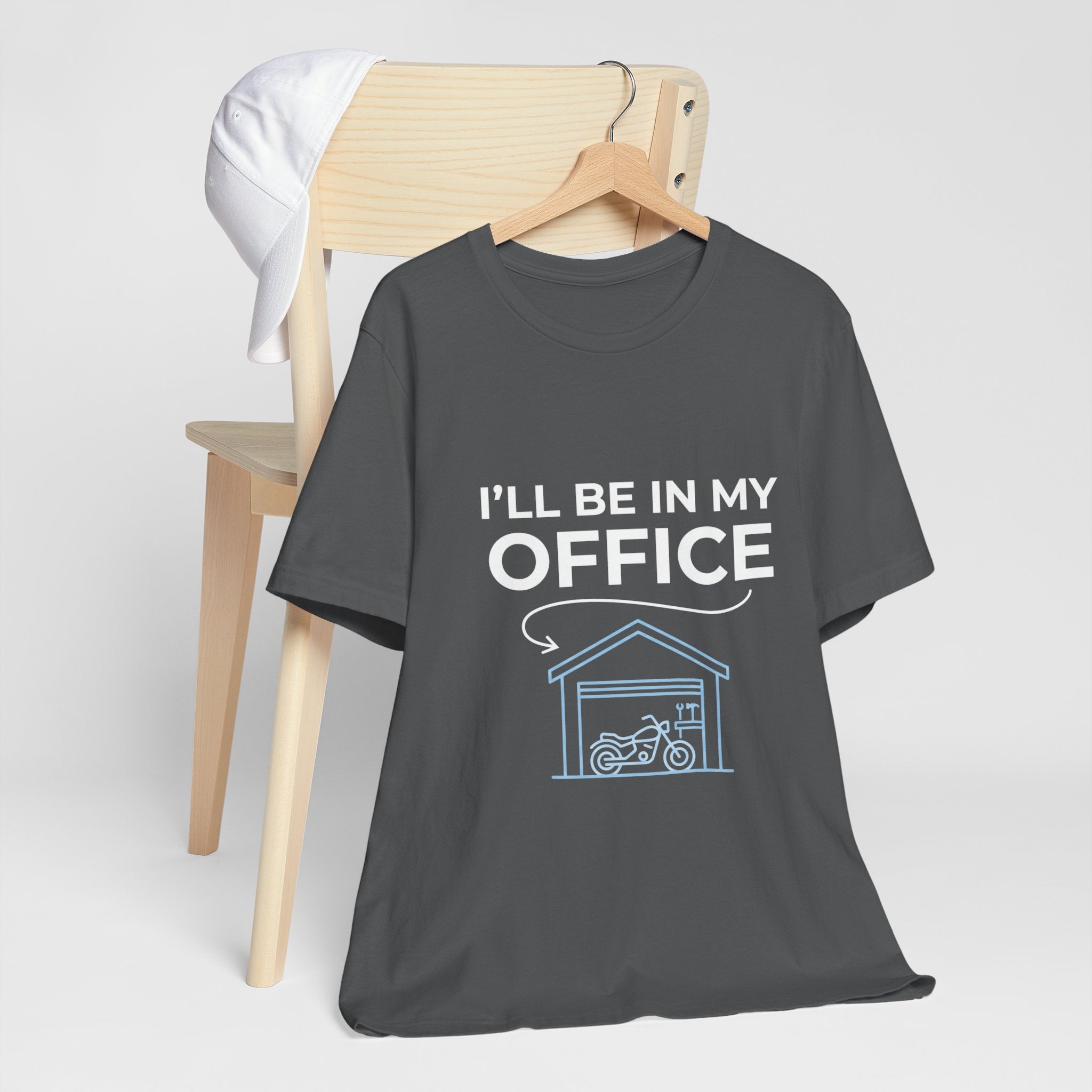 I'll Be In My Office Motorcycle Garage T-Shirt