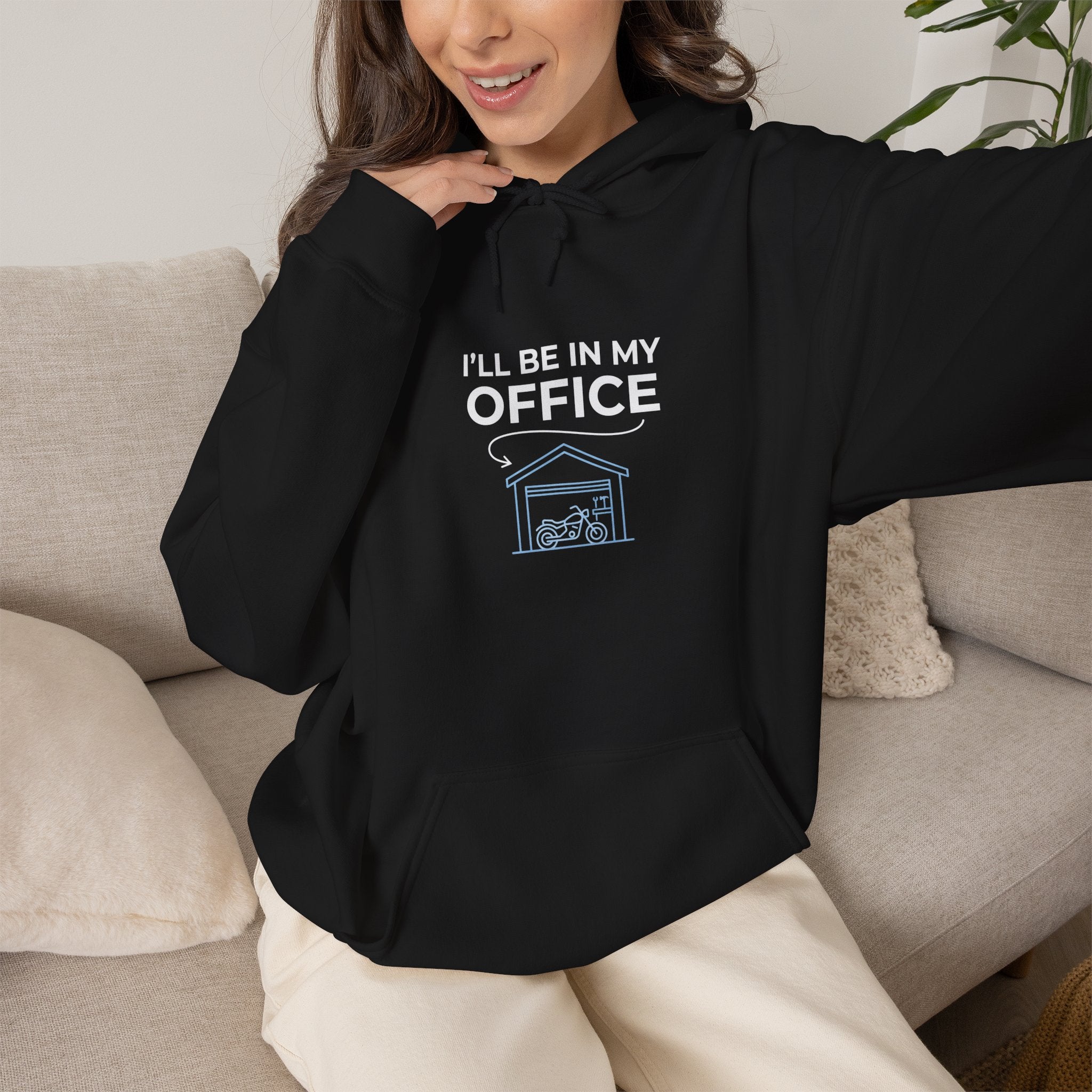 I'll Be In My Office Hoodie — Dog House Work-From-Home Sweatshirt