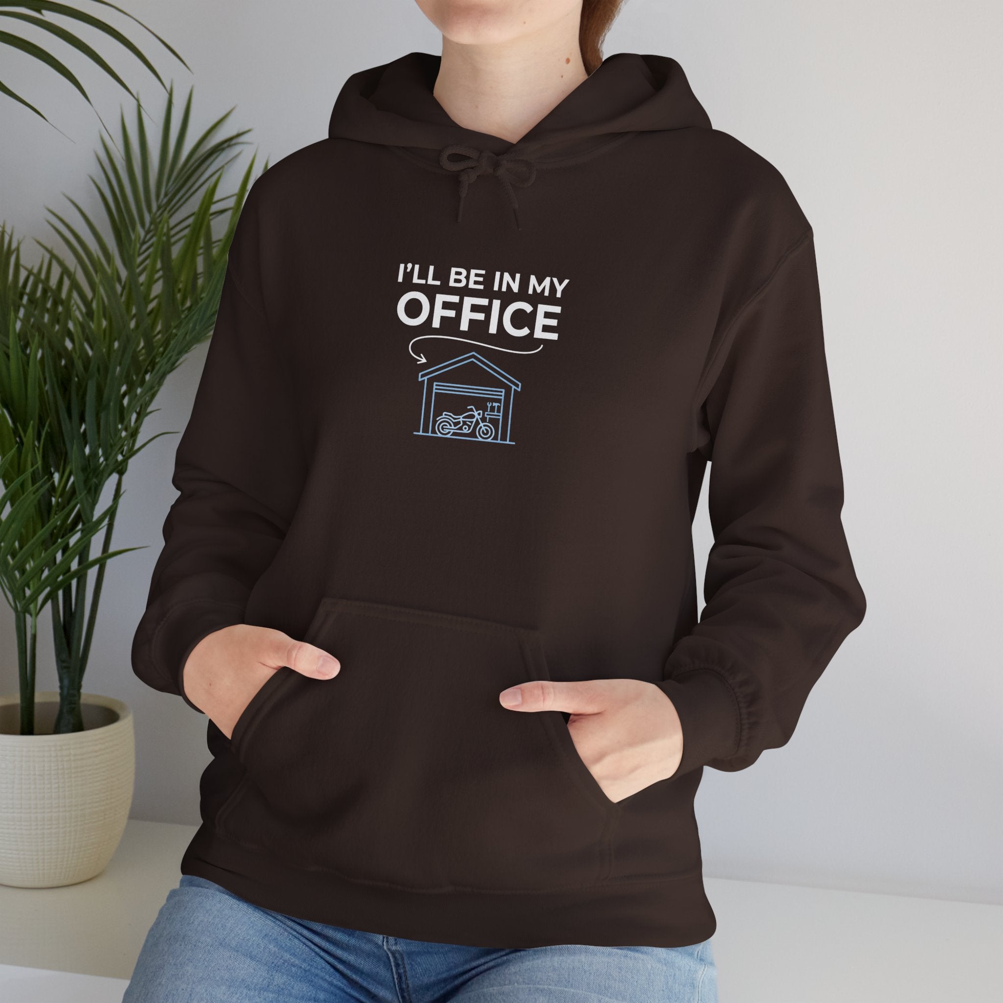 I'll Be In My Office Hoodie — Dog House Work-From-Home Sweatshirt